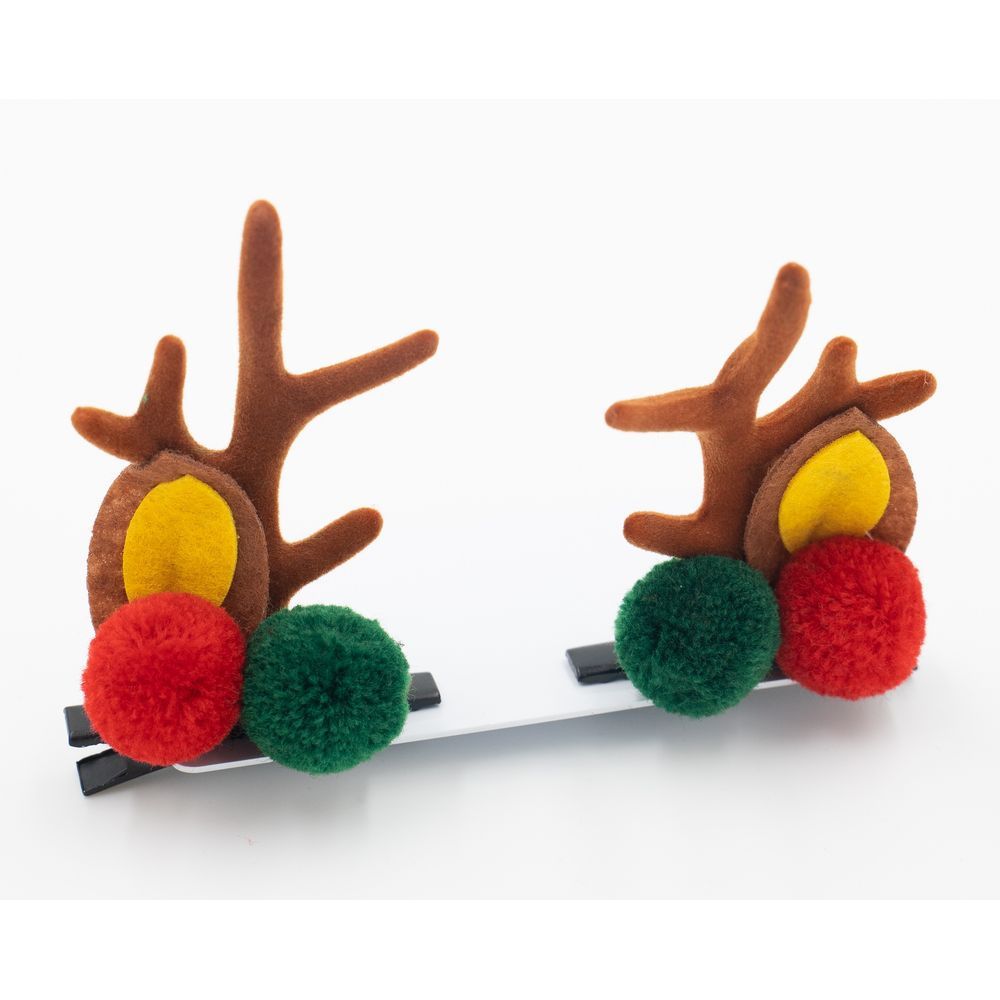 D' Daniela - 3pc-Set Xmas Antlers Ears Hair Clip