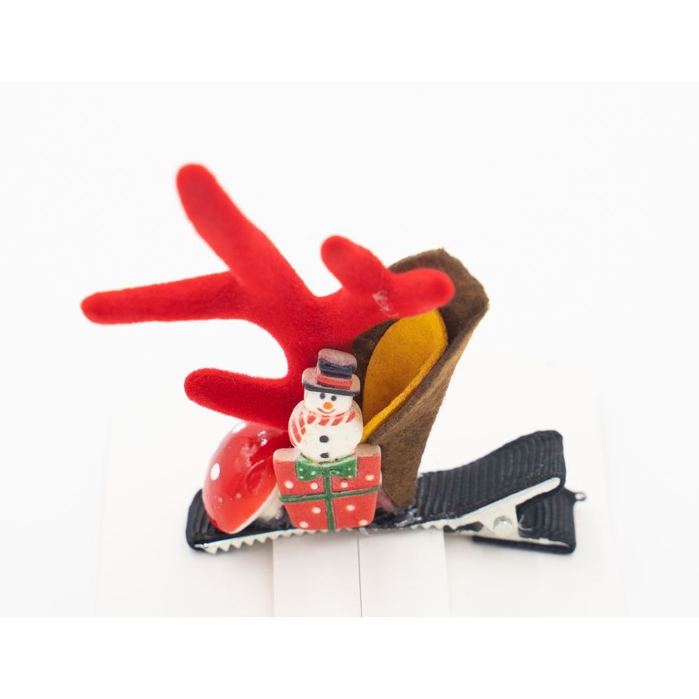 D' Daniela - 2pc-Set Xmas Antlers Ears Hair Clip