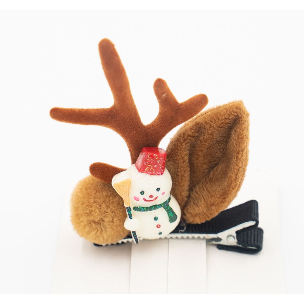 D' Daniela - 2pc-Set Xmas Antlers Ears Hair Clip