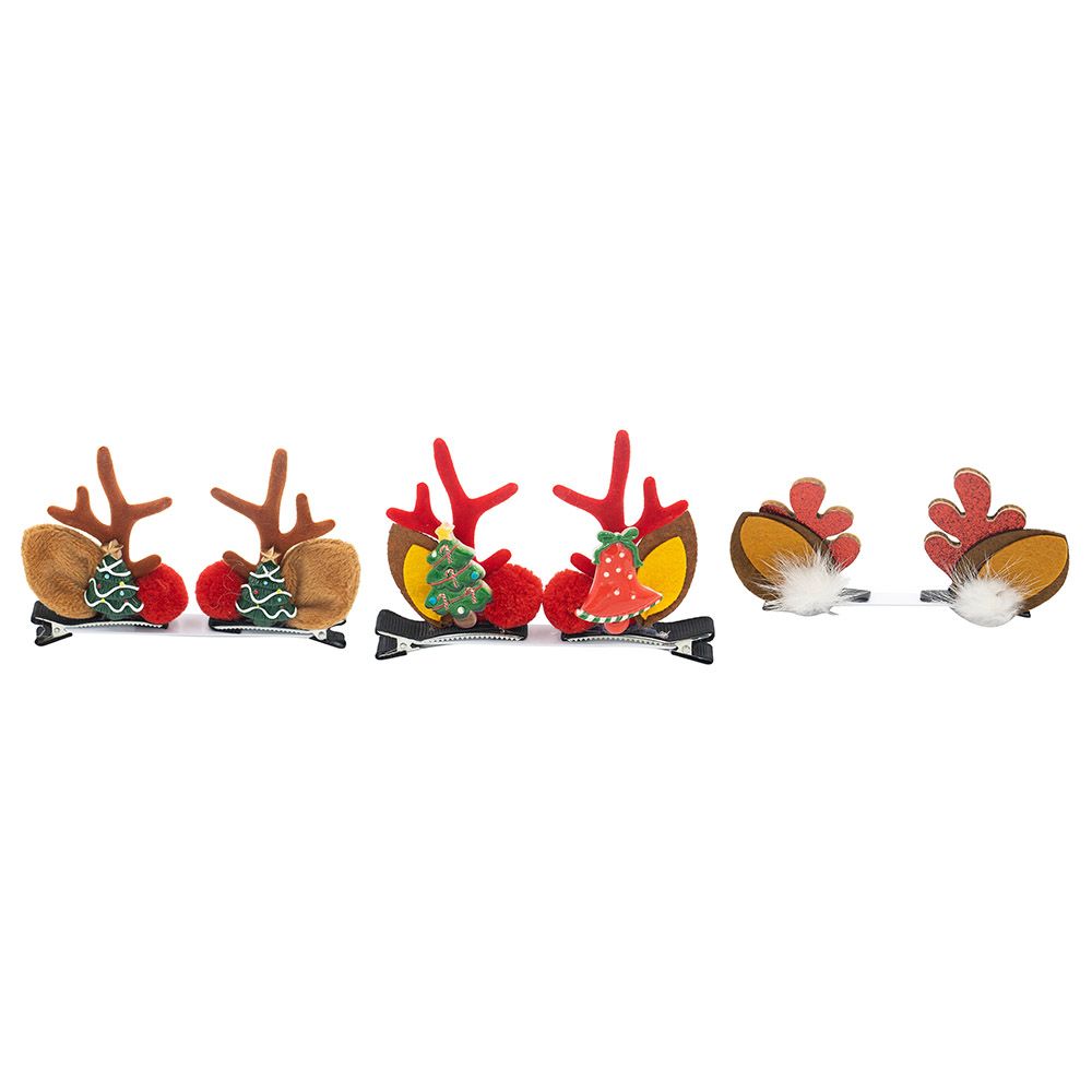 D' Daniela - 3pc-Set Antlers Ears Hair Clip