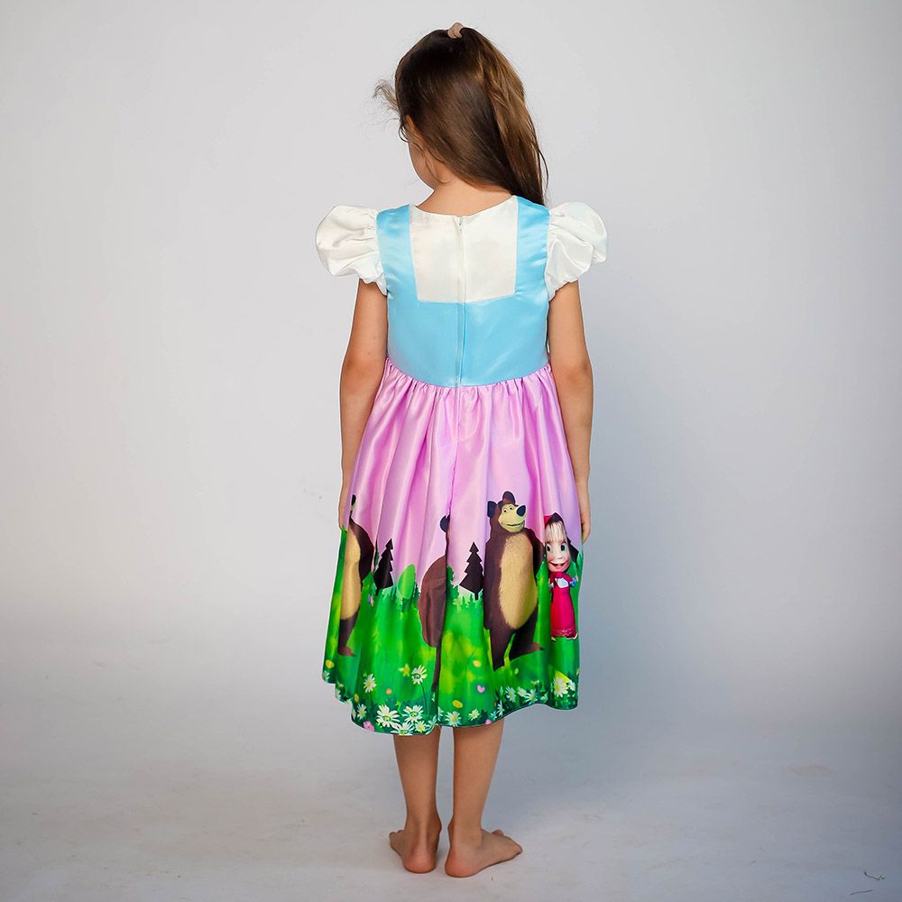 D' Daniela - Masha & The Bear Masha Dress - Blue