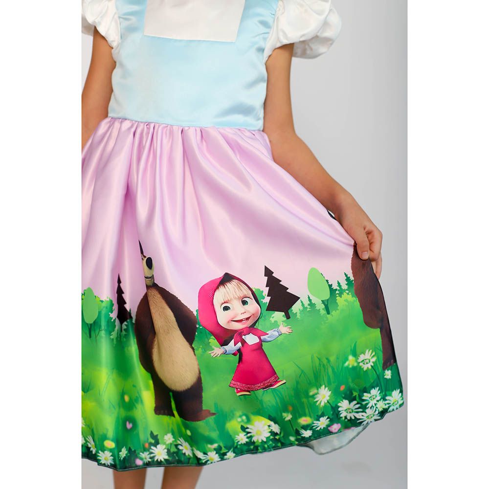 D' Daniela - Masha & The Bear Masha Dress - Blue