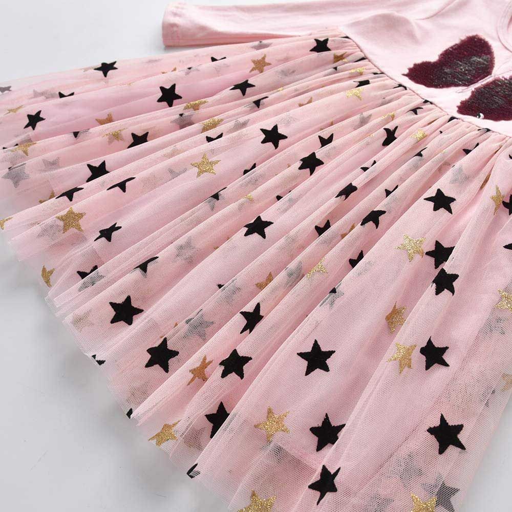 D' Daniela - Butterfly & Stars Dress - Pink