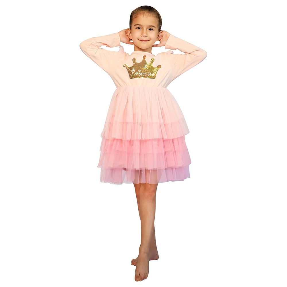 D' Daniela - Princess Casual Tutu Dress - Pink