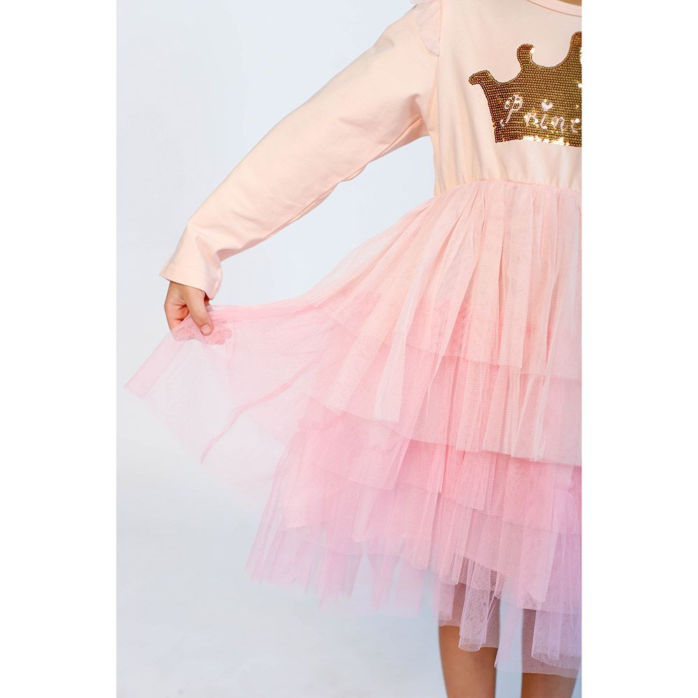 D' Daniela - Princess Casual Tutu Dress - Pink