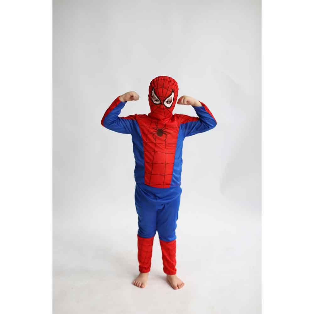 D' Daniela - Boys Spiderman Costume Without Muscle - Red