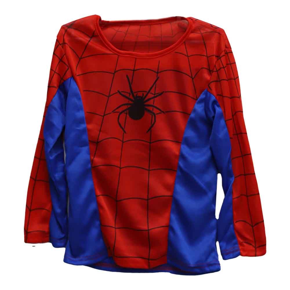 D' Daniela - Boys Spiderman Costume Without Muscle - Red