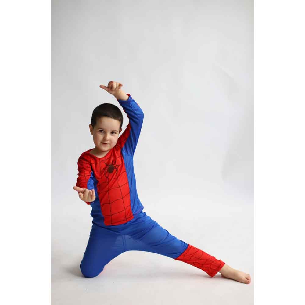 D' Daniela - Boys Spiderman Costume Without Muscle - Red