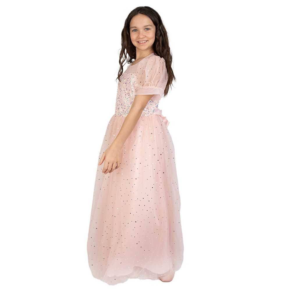 D' Daniela - Sequin Stars Party Dress - Pink