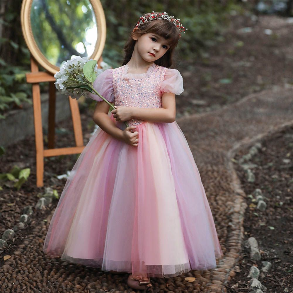 D' Daniela - Girls Ball Gown - Light Pink