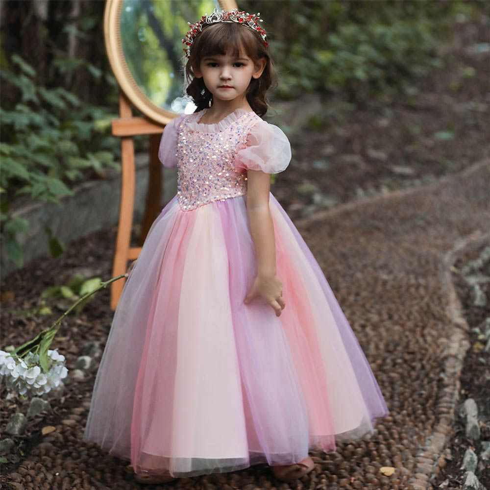 D' Daniela - Girls Ball Gown - Light Pink