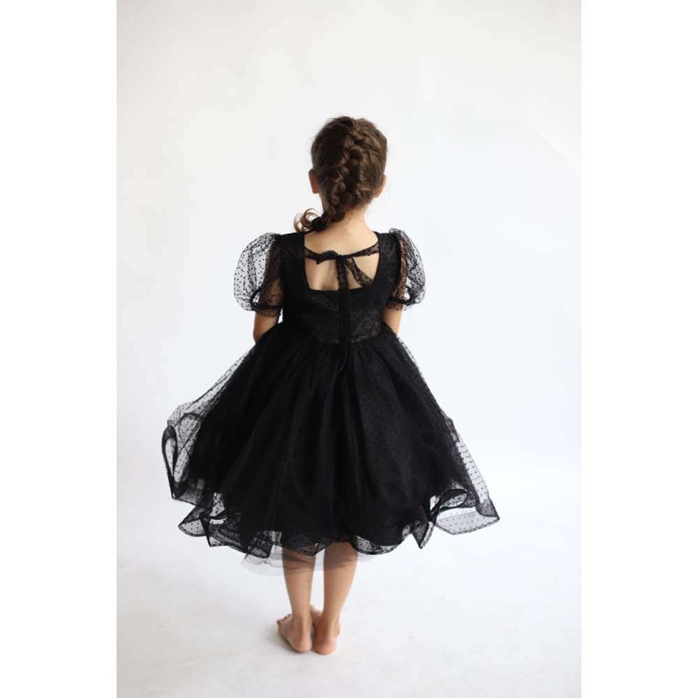 D' Daniela - Princess Dot Dress - Black