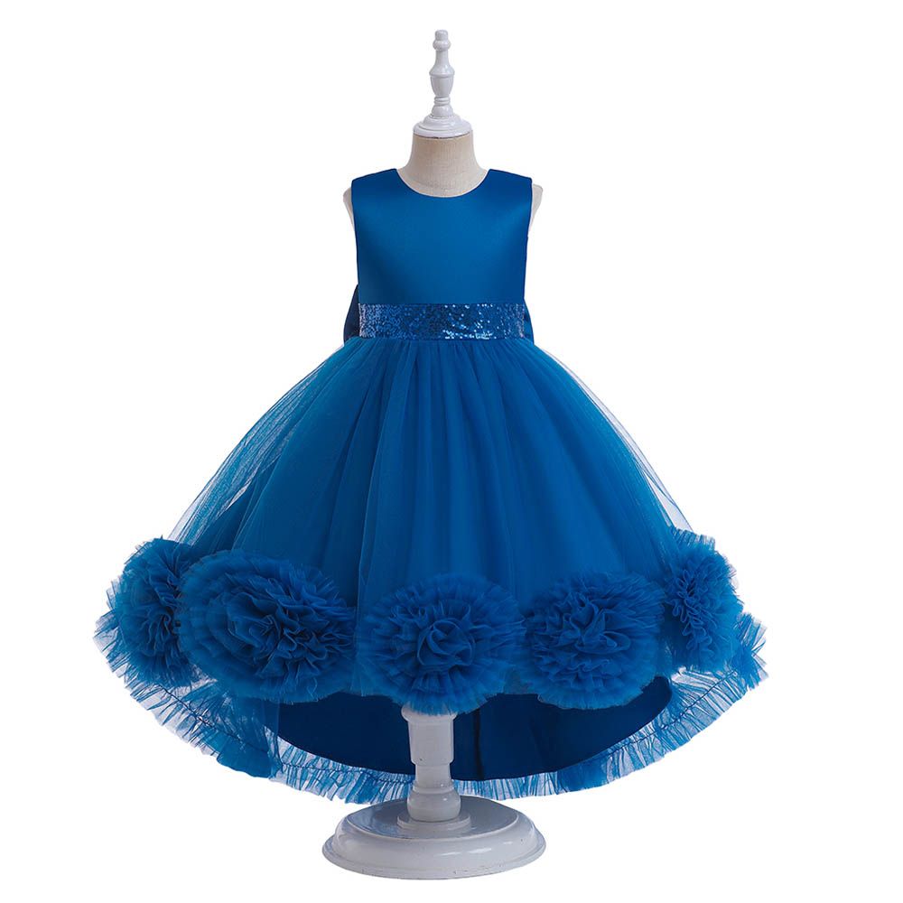 Ddaniela - Layered Tutu Gown Party Dress - Royal Blue