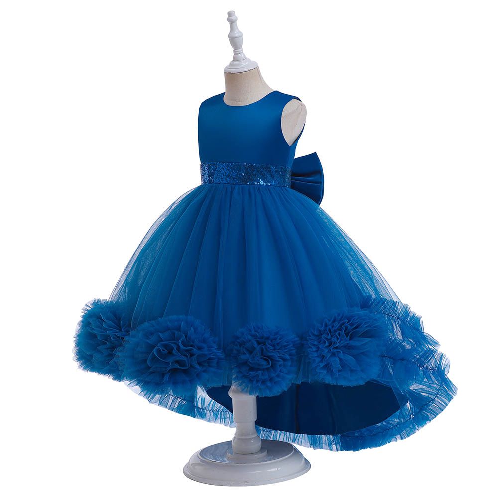 Ddaniela - Layered Tutu Gown Party Dress - Royal Blue