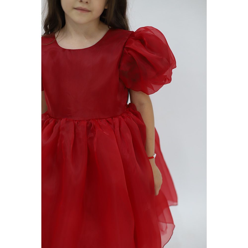 D' Daniela - Tulle Volume Dress - Red