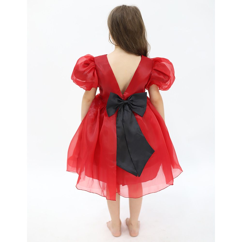 D' Daniela - Tulle Volume Dress - Red