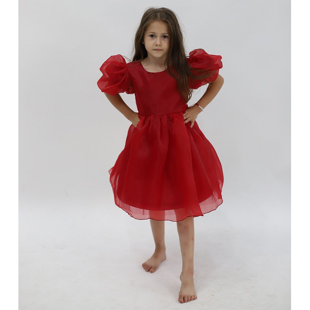 D' Daniela - Tulle Volume Dress - Red