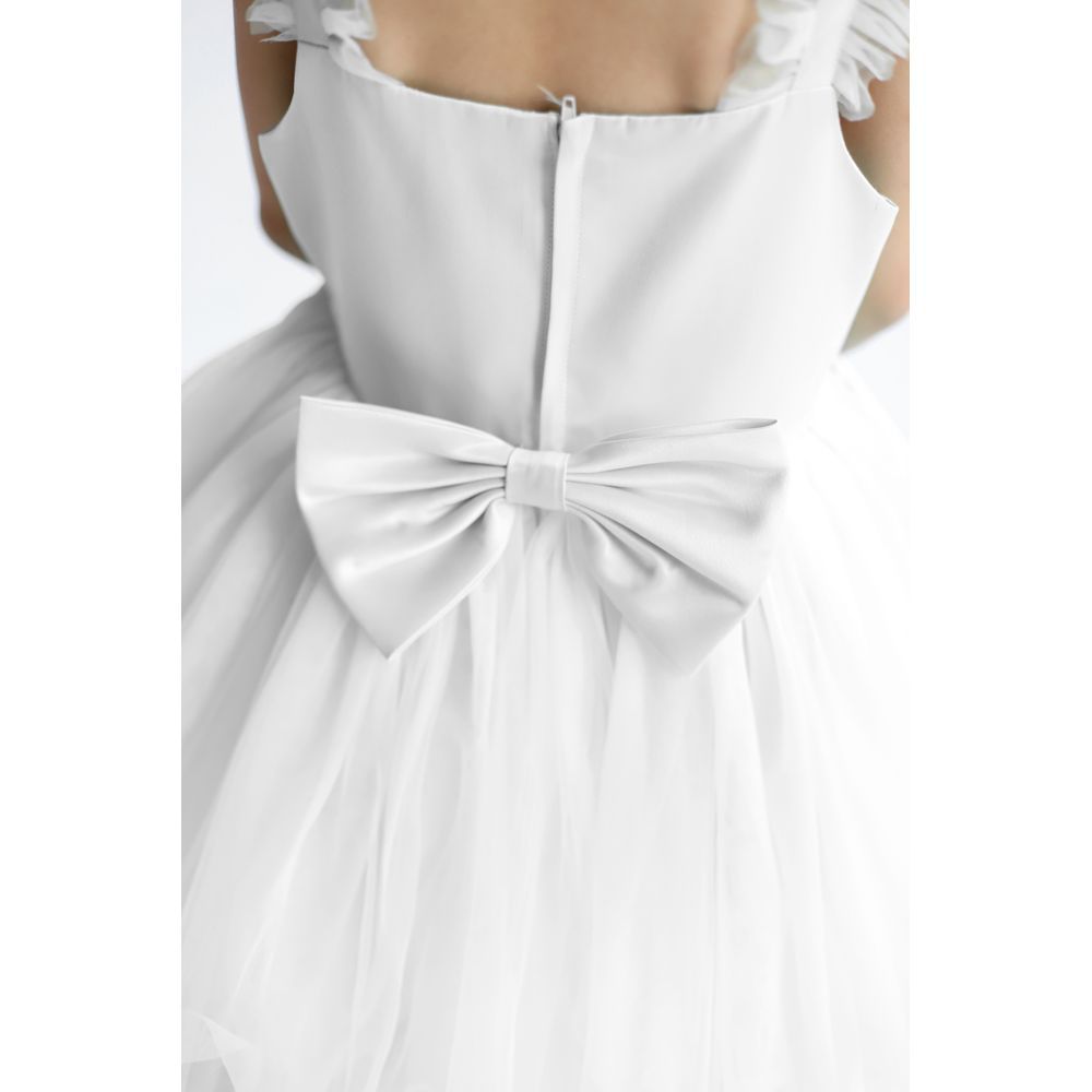 D' Daniela - Sleeveless Long Tail Dress - Ivory