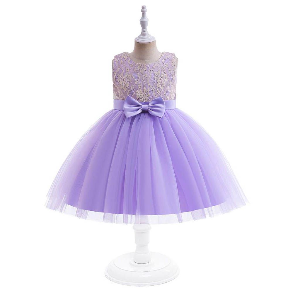 D' Daniela - Rose Party Dress - Purple