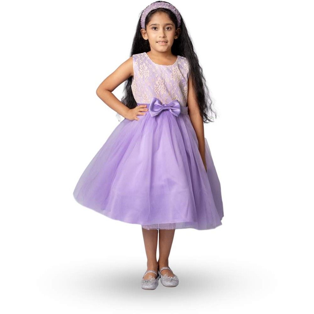 D' Daniela - Rose Party Dress - Purple