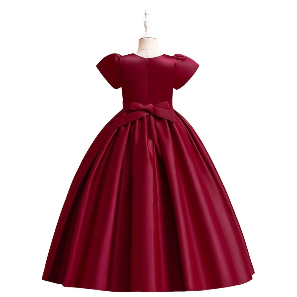 D' Daniela - Amy Party Dress - Dark Red