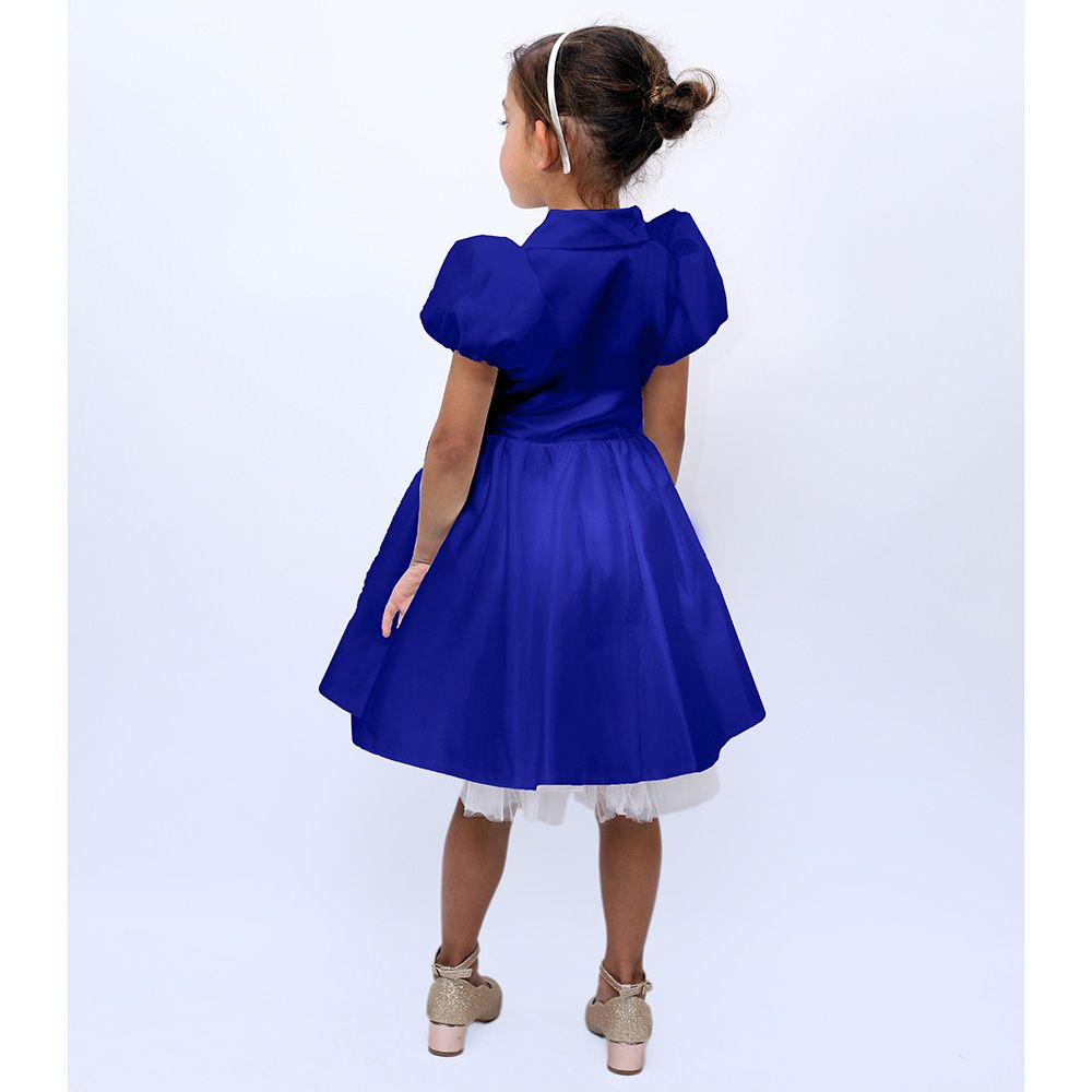 D' Daniela - Modern Lady Party Dress - Royal Blue 