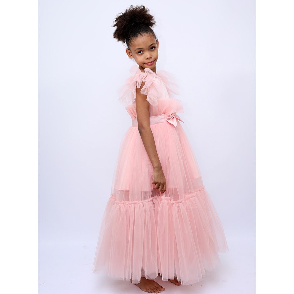 D' Daniela - Belle Long Party Dress - Light Pink