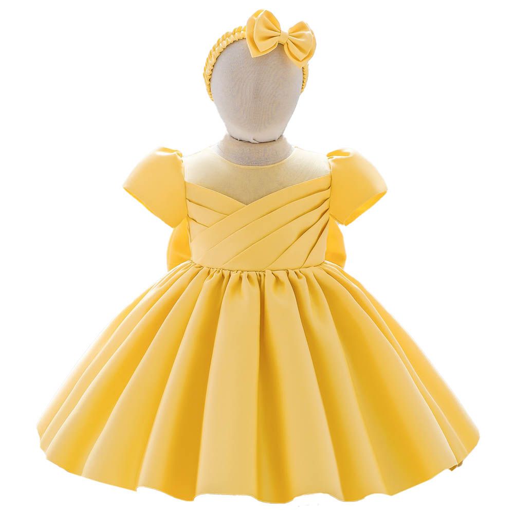 D' Daniela - Amy Short Party Dress - Yellow