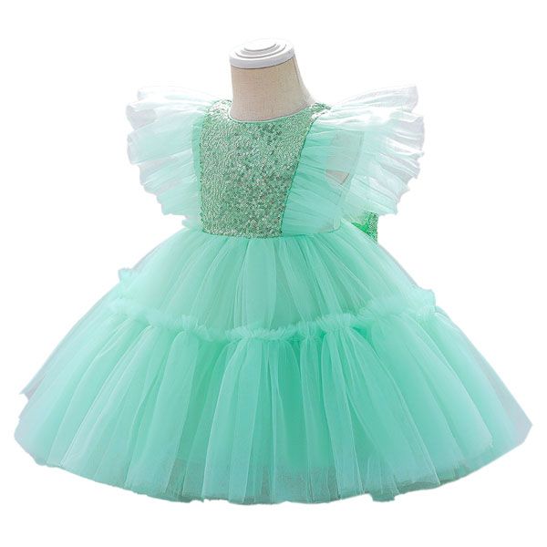 D' Daniela - Alice Butterfly Party Dress - Light Green