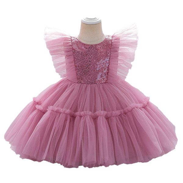 D' Daniela - Alice Butterfly Party Dress - Dark Pink