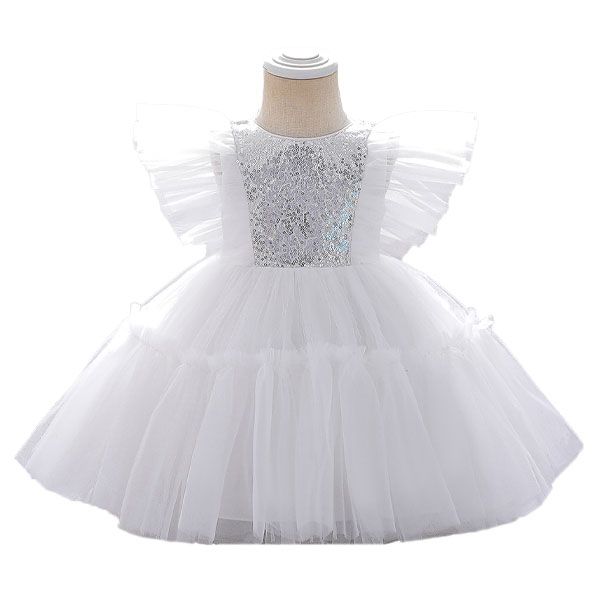 D' Daniela - Alice Butterfly Party Dress - White