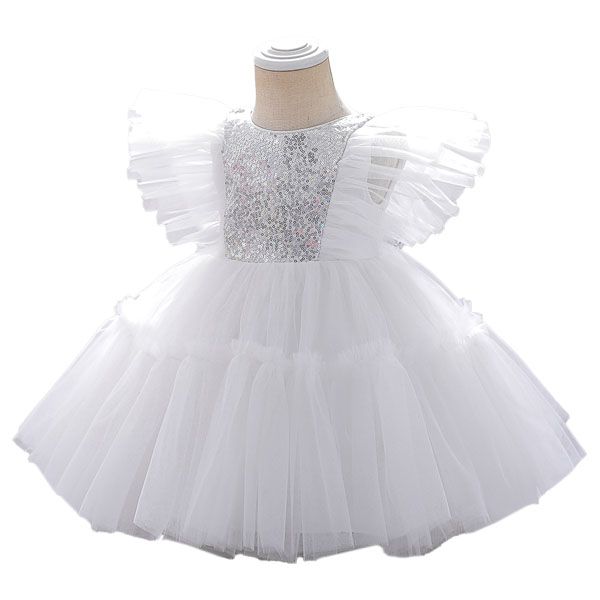 D' Daniela - Alice Butterfly Party Dress - White