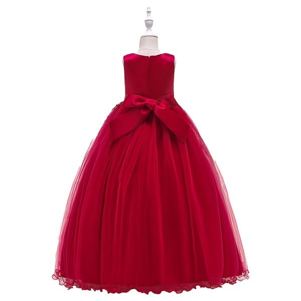 D' Daniela - Lea Floral Party Dress - Red