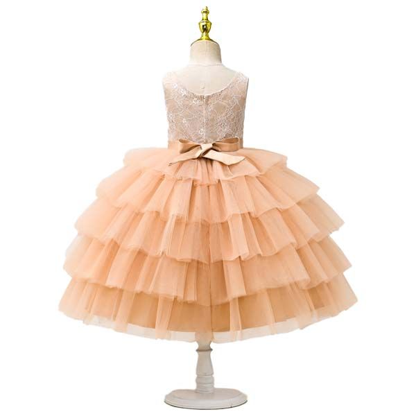 D' Daniela - Ana Maria Party Dress - Peach