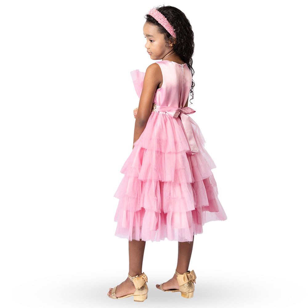 D' Daniela - Ruffle Dress - Pink