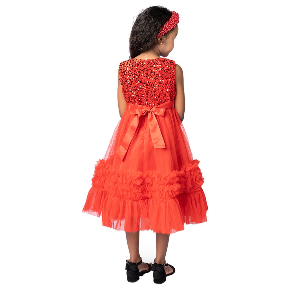 D' Daniela - Flared Tutu Dress - Red