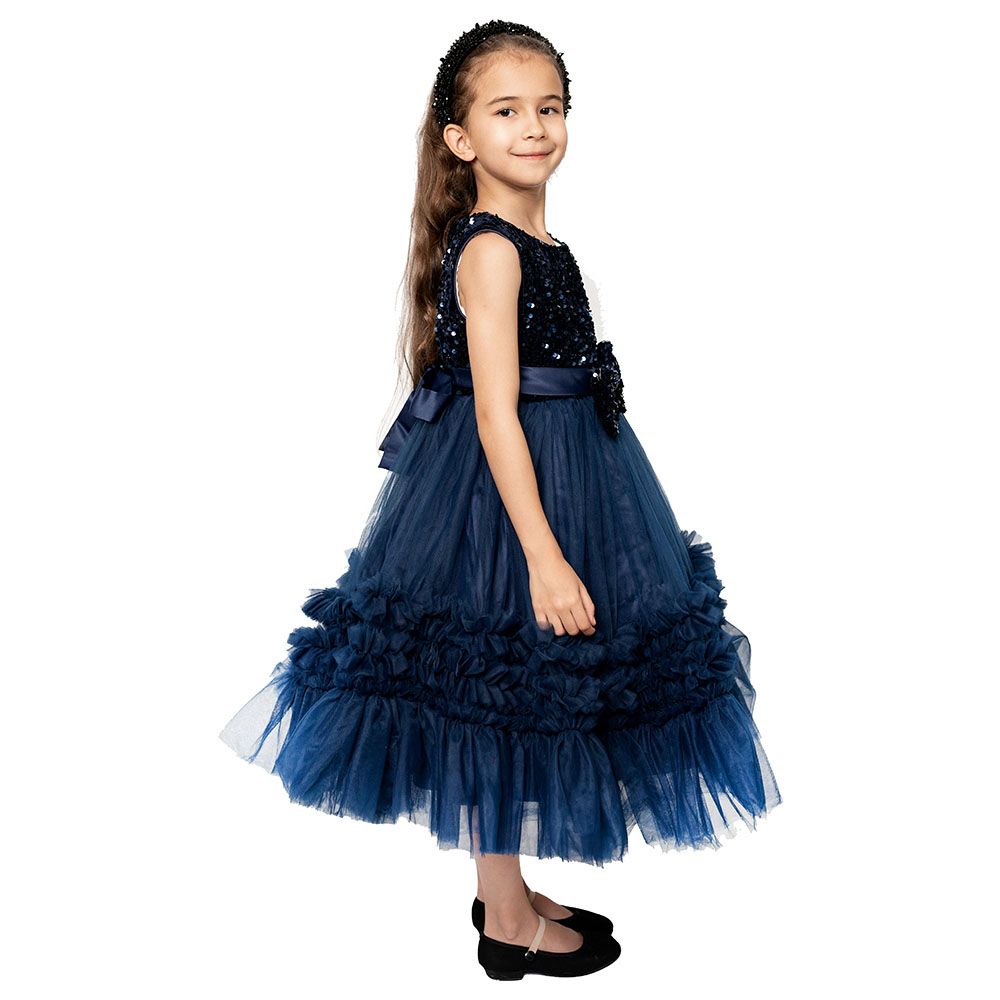 D' Daniela - Flared Tutu Dress - Blue