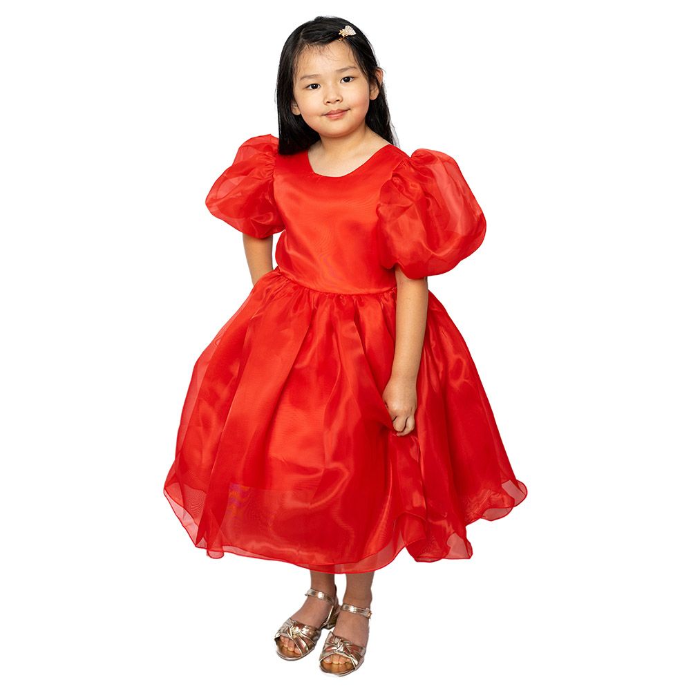 D' Daniela - Tulip Party Dress - Red