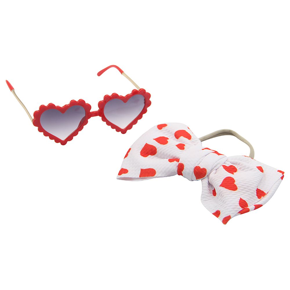 D' Daniela - Glasses & Headband Babies & Girls - Pack of 2 Hearts