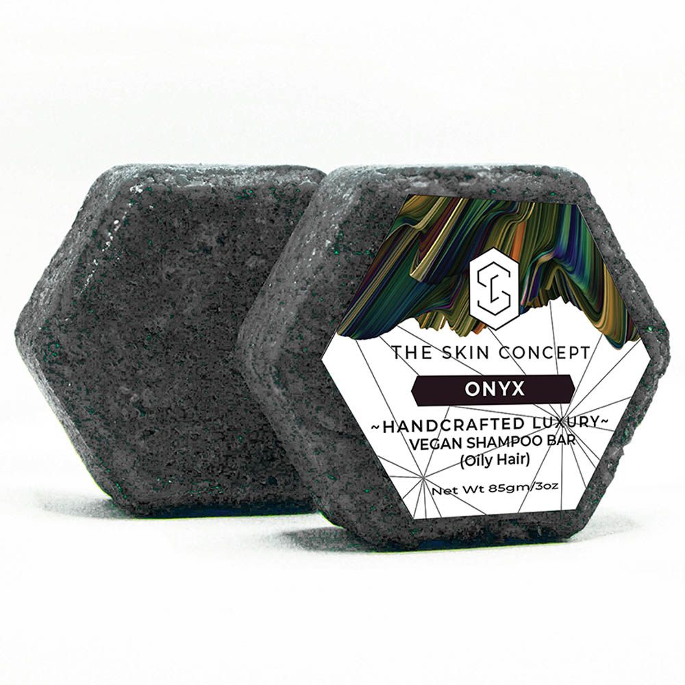 The Skin Concept - Handmade Oily Hair Solid Shampoo Bar - Onyx