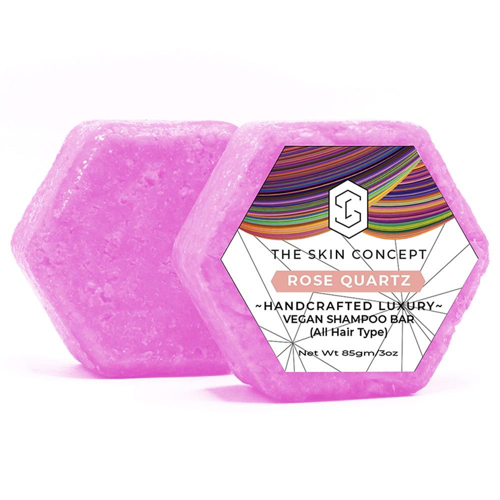 The Skin Concept - Handmade Solid Shampoo Bar - Rose Quartz