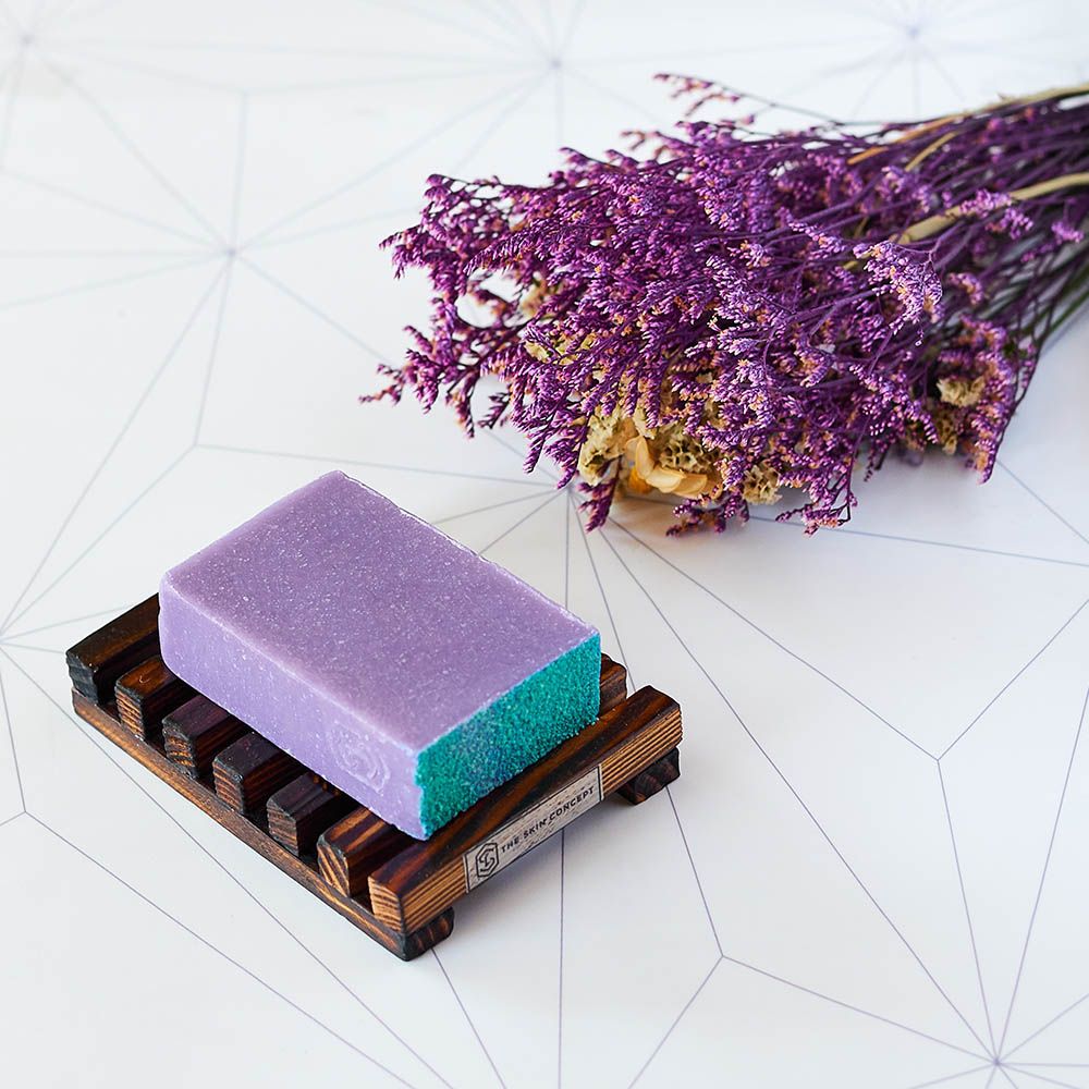 The Skin Concept - Handmade Artisanal Scrub Soap Bar - Aloha Orchid