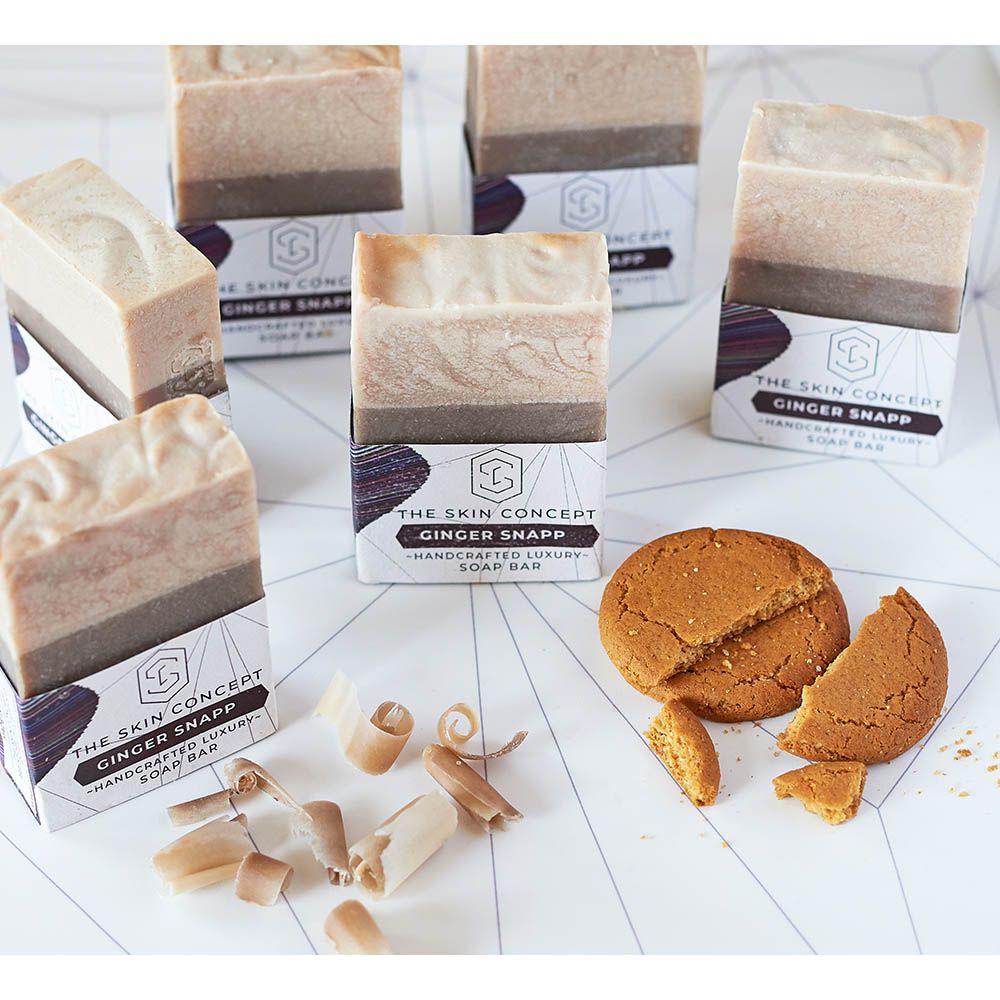 The Skin Concept - Handmade Artisanal Soap Bar - Ginger Snapp