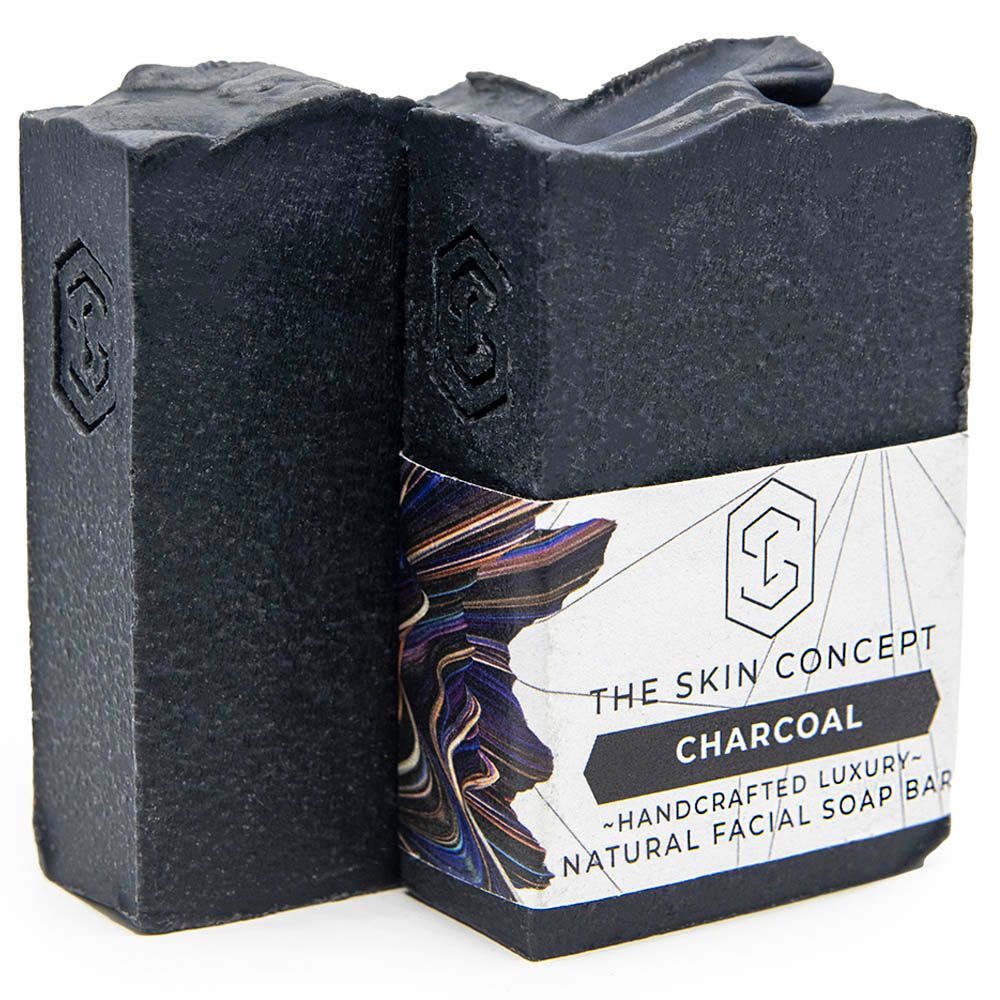 The Skin Concept - Handmade Facial Soap Bar - Charcoal &Tea Tree Oil