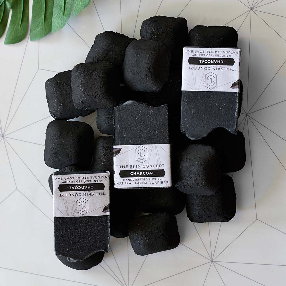 The Skin Concept - Handmade Facial Soap Bar - Charcoal &Tea Tree Oil