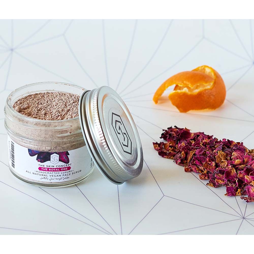 The Skin Concept - Handmade All Natural Face Scrub - The Royal One 