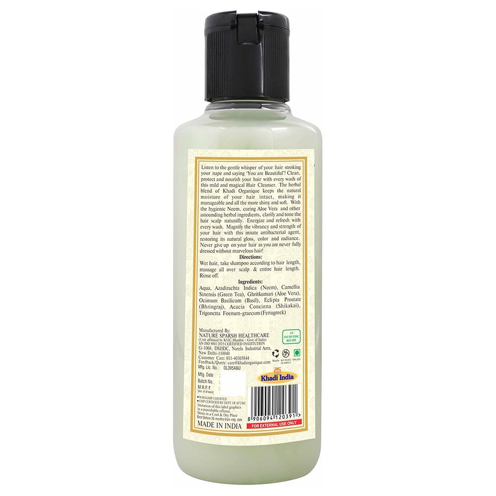 Khadi Organique - Neem And Aloe Vera Hair Cleanser