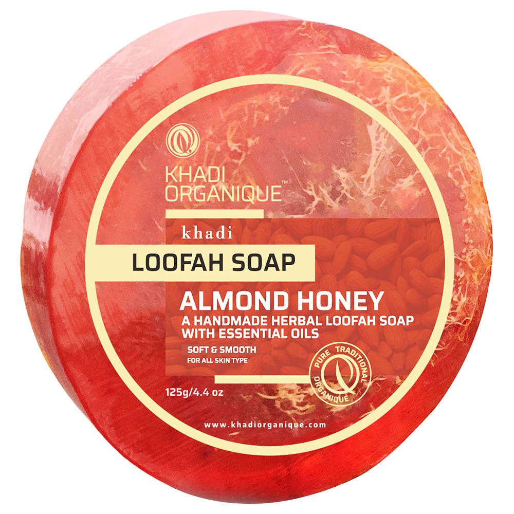 Khadi Organique - Almond & Honey Loofah Soap