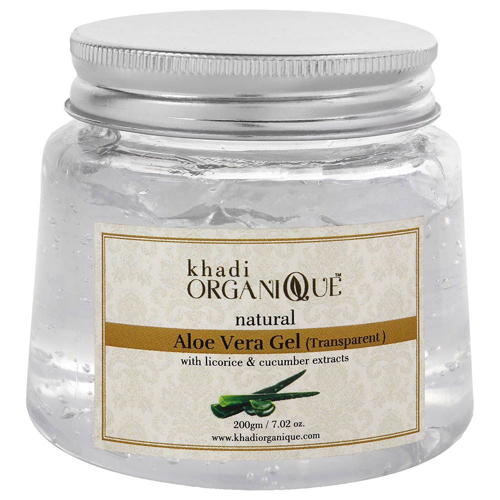 Khadi Organique Natural Aloe Vera Gel (Transparent)