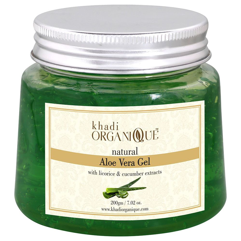 Khadi Organique Natural Aloe Vera Gel (Green)